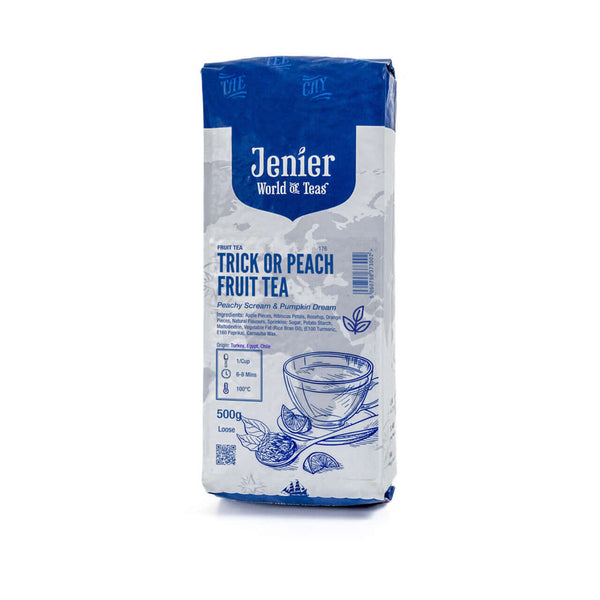 Trick or Peach Halloween Fruit Tea