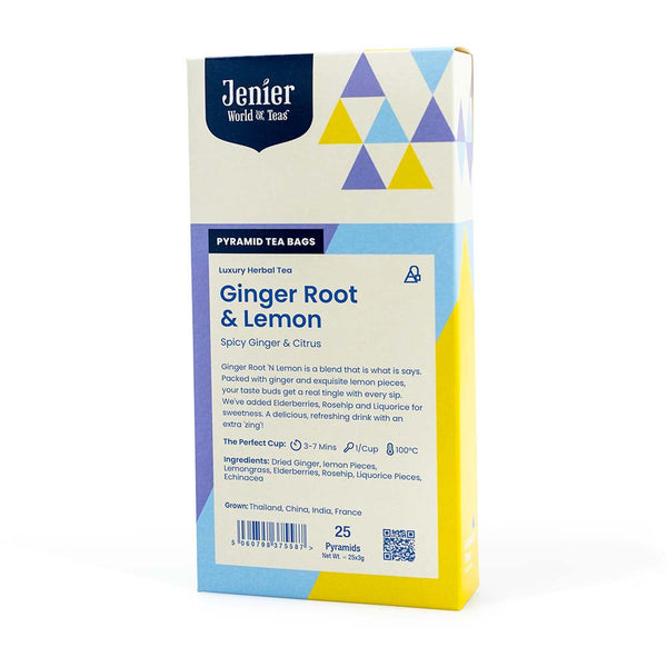 Ginger Root & Lemon Pyramid Tea Bags